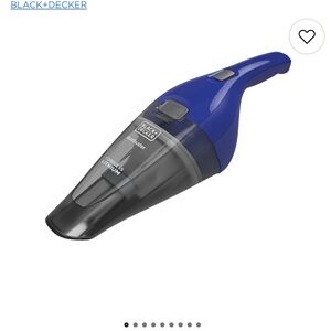 Black & Decker Cordless Hand Vacuum - Blue and Smoke